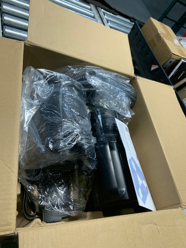 Photo 1 of Slow Cold Press Juicer Machine: Electric Masticating Juicer Extractor Easy Clean - Whole Fruit Vegetable Juice Maker - Cold Pressed Slow Blender Juicer with Wide Large Chute Mouth