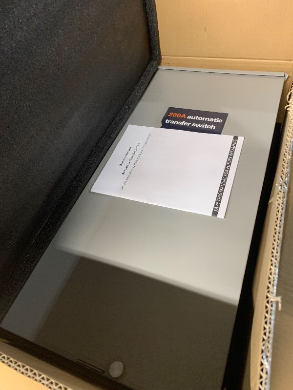 Photo 1 of Fenglesha 200 Amp Automatic Transfer Switch Replacement for Generac RXSW200A3,w/Power Management 120/240V, 1-Phase, Open Transition Service Rated, NEMA 3R Aluminum Enclosure for Indoor and Outdoor Use