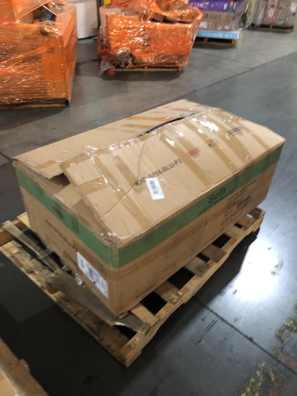 Photo 1 of (PARTIAL SET)**TRUCK OR TRAILER PICKUP ONLY**
VECELO Convertible Sectional Sofa, Modern Linen Fabric L-Shaped Couch with Reversible Chaise for Living Room/Apartment/Office, Blue