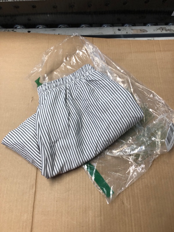 Photo 1 of (BAGGED) (SHORT ONLY) EXLURA Women's Summer 2 Piece Outfits Long Sleeve Button Down Shirts Matching Short Sets Oversized Lounge Pajama Workout 2025