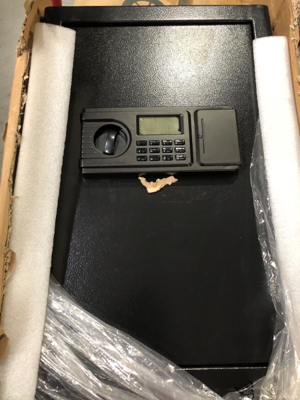 Photo 1 of (digital reader is damaged) 4.3 Cuft Fireproof Safe for Home Documents, Large Home Safe Box Fireproof Waterproof with LCD Keypad Keys, Anti-Theft Alert, Hidden Code Mode