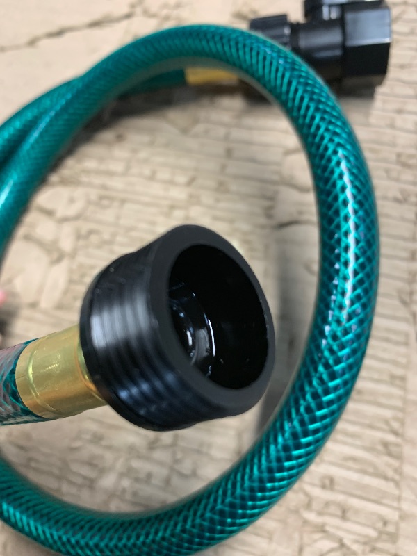 Photo 1 of (see all images) Garden Hose No Leaking for Watering: No Kink and Lightweight - 1/2" Water Hoses 3 FT with Fittings for Outdoor and Yard