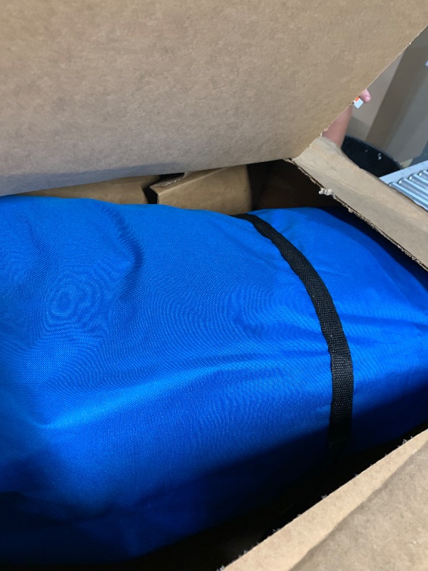 Photo 1 of WTVIDAS Double Beach Chair with Canopy Shade Oversized Camping Chairs with Cup Holder Cooler Bag Folding Loveseat Chairs for Camping Beach Lawn