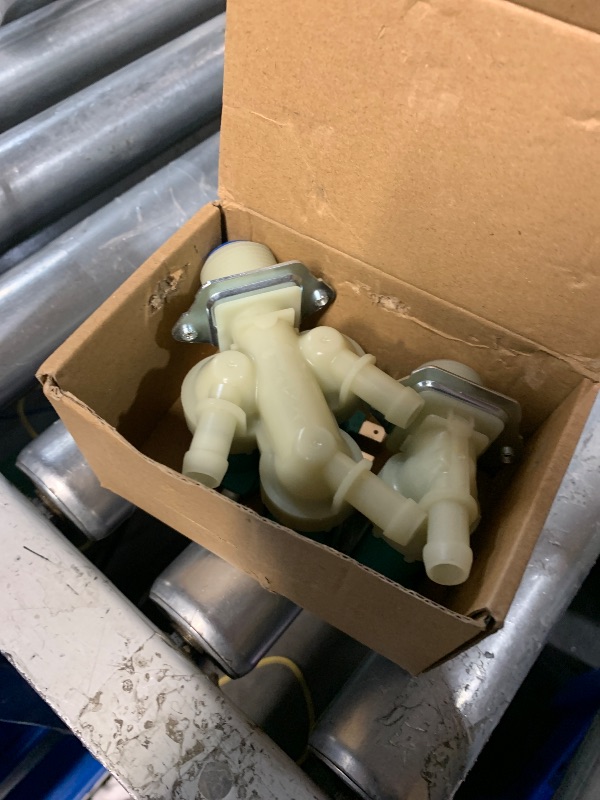 Photo 1 of 5221ER1003A 5220FR2075L Cold Water Inlet Valve Compatible with LG Tromm Kenmore WM3470HVA WM2016CW 5221ER1003C 5221ER1003D WM2277HW WM2016CW WM2301HR Washing Machine