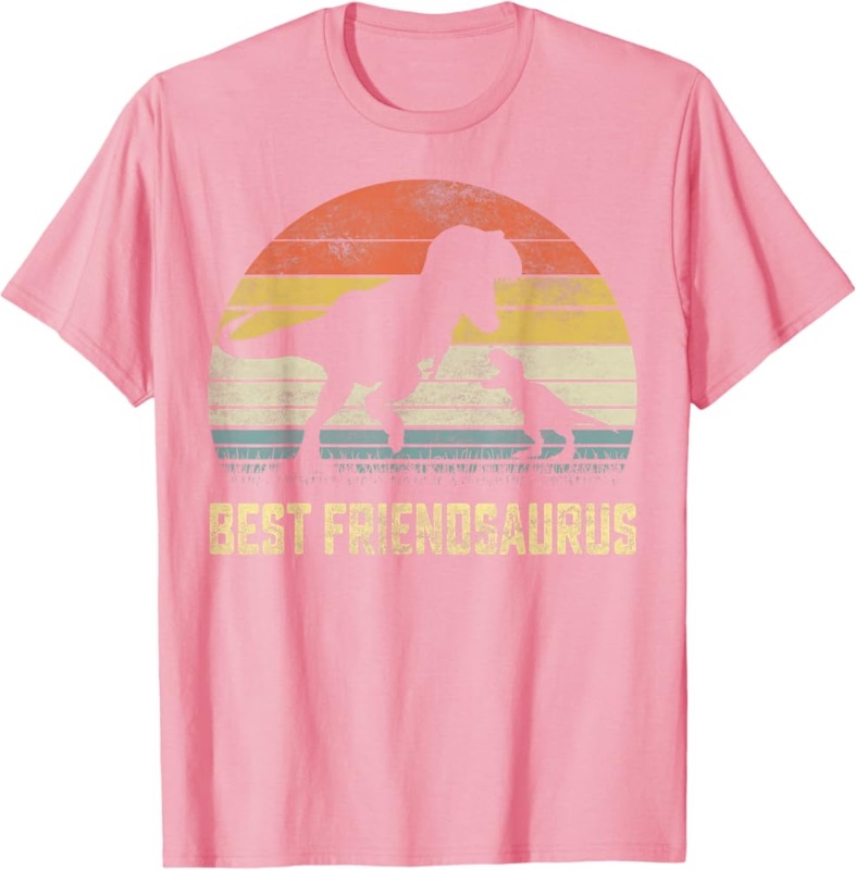 Photo 1 of (4T) (BAGGED) (USED/FAIR) Best friendsaurus T Rex Dinosaur Best friend Saurus Family T-Shirt, Kids 4