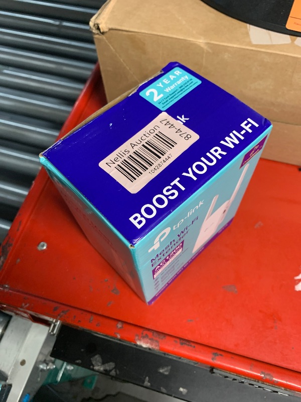 Photo 1 of TP-Link AC1200 WiFi Extender, 2025 Wirecutter Best WiFi Extender, 1.2Gbps home signal booster, Dual Band 5GHz/2.4GHz, Up to 1600 Sq.ft and 32 Devices, EasyMesh Compatible, One Ethernet Port (RE315)