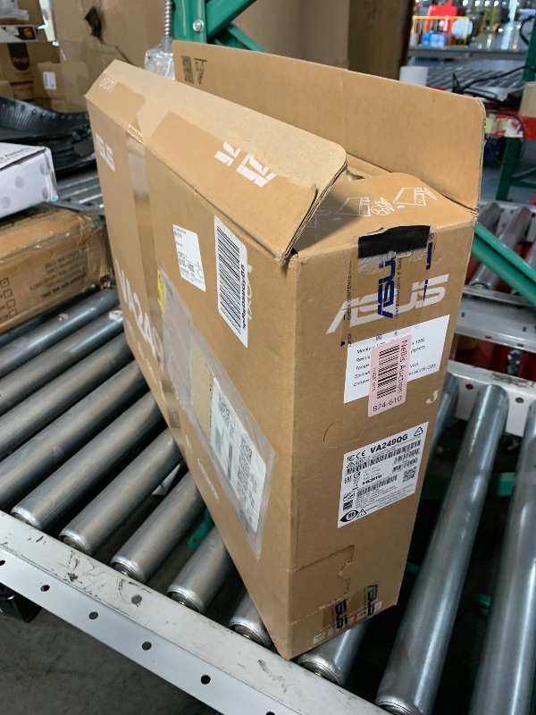 Photo 1 of *** screen flickers ***ASUS 24” 1080P Eye Care Monitor (VA249QG) - IPS, Full HD, 99% sRGB, Frameless, 120Hz, Adaptive-Sync, 1ms, Speakers, HDMI, DisplayPort, VGA, Low Blue Light, Flicker Free, Wall Mountable, 3 yr Warranty
