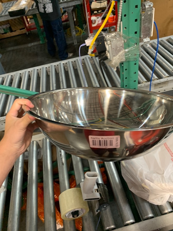 Photo 1 of **Read Notes**Vollrath 47946 Bright Mirror Finish S/S Economy 16 Quart Mixing Bowl