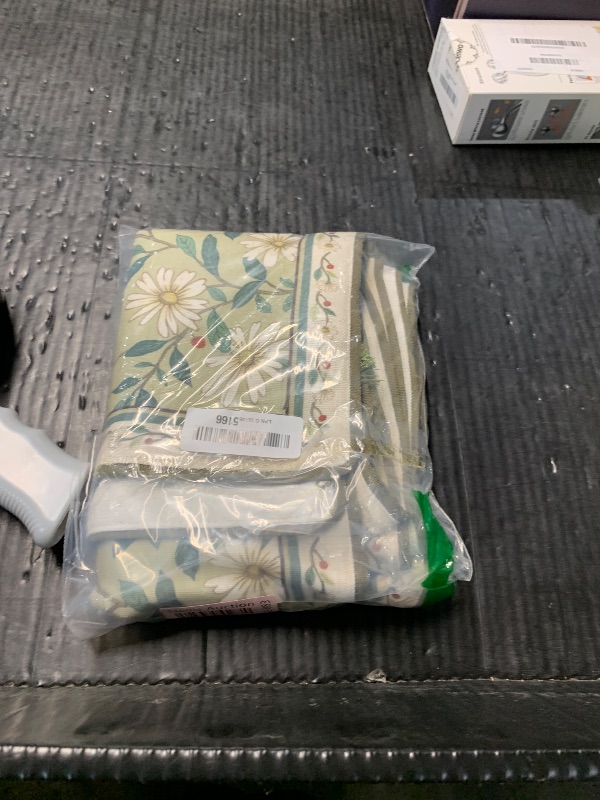 Photo 1 of ISAENNE Designer Elegant Linen Table Runner 71 Inches, Flower and Leaves Pattern Long Table Runners for Thanksgiving,Dining Room,Banquet,Holiday,Christmas,New Year,12"*71"