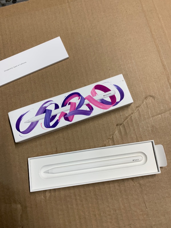 Photo 1 of ***(USED/ NOT ABLE TO TEST ITEM)***Apple Pencil Pro: Latest Model - Device Compatibility Check Required - Pixel-Perfect Precision, Tilt and Pressure Sensitivity, Perfect for Note-Taking, Drawing, and Art. Charges and Pairs Magnetically