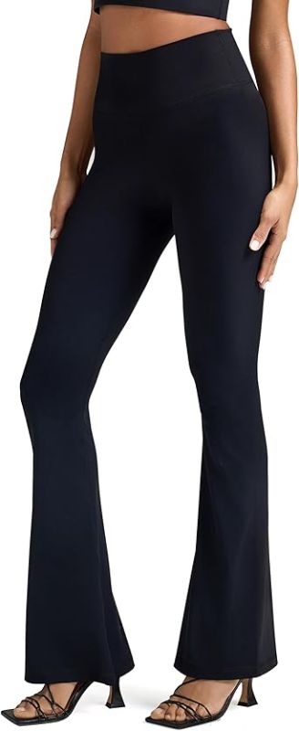 Photo 1 of (LARGE) (BAGGED) (BLACK) Women's Yoga Dress Pants Stretch Business Work Casual Pants