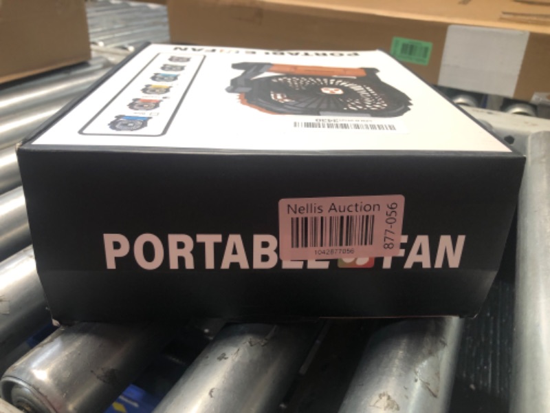 Photo 1 of Portable Fan Rechargeable, Cordless Battery Powered Fan with LED Lantern, Small Table Fan, USB Battery Operated Fans for Travel Bedroom Home Camping Tent Office Beach Desk Picnic Barbecue Fishing