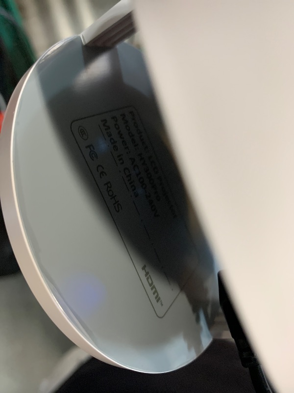 Photo 1 of (MISSING REMOTE) Magcubic HY300PRO Mini Projector with WiFi and Bluetooth, 4K Support Smart Portable Projector Auto Keystone , Air Mouse Remote, Voice Control, 180 Degree Rotation, Home Video Proyector Android 11