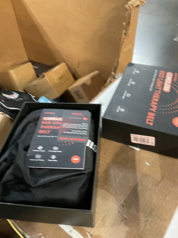 Photo 1 of (used) Red Light Therapy Belt & Back Massager for Pain Relief, Infrared Light Therapy Vibration Rechargeable, Red Light Therapy 
