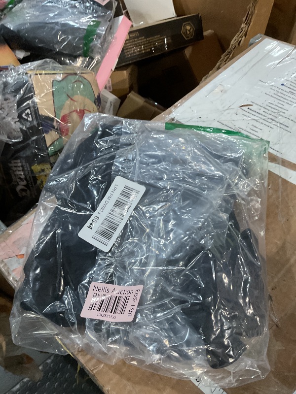 Photo 1 of (MEDIUM) (BAGGED) OQQ Women's Square Neck A-line Dress Sleeveless Tank Top Stretch Flare Mini Dresses Black medium