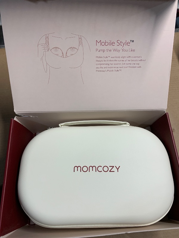 Photo 1 of (Sold for parts) Momcozy Breast Pump Hands Free Mobile Style, Leak-Proof, Quiet & Comfortable for On-The-Go Pumping