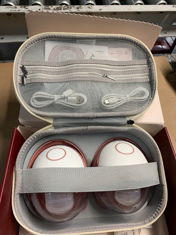 Photo 1 of (Sold for parts) Momcozy Breast Pump Hands Free Mobile Style, Leak-Proof, Quiet & Comfortable for On-The-Go Pumping
