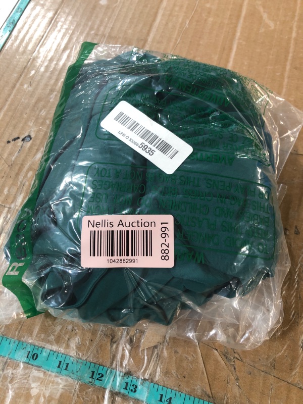 Photo 1 of (LARGE) (USED/FAIR) (BAGGED) FAIABLE Mini Dress Deep V Sexy Dress Long Sleeve Dress for Women A-line High Waisted Casual Flowy Dress Green L