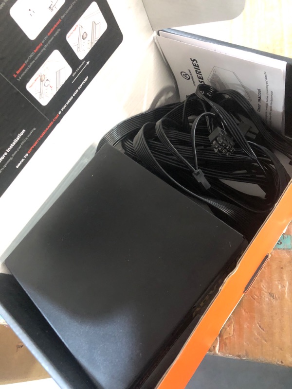 Photo 1 of (USED) ARESGAME Power Supply 650W, 80 Plus Bronze Certified, Non Modular PSU (AGV650)