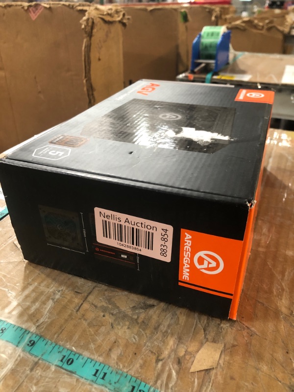 Photo 1 of (USED) ARESGAME Power Supply 650W, 80 Plus Bronze Certified, Non Modular PSU (AGV650)