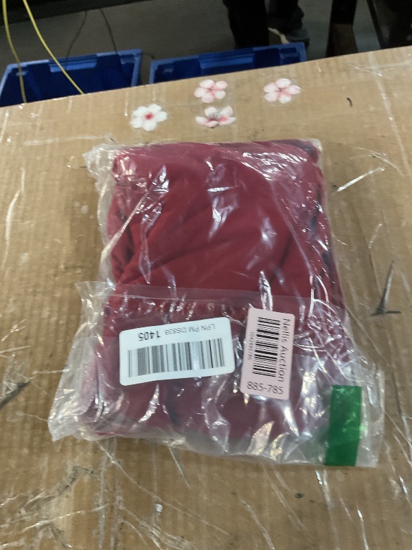 Photo 1 of (2XL) (BAGGED) Ekouaer Womens Nightgown Sleeveless Long Night Gown Full Slip Sleep Dress Print Sleepwear Soft Lounge Dress Wine Red 2Xl