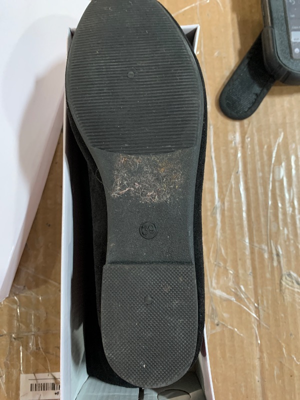 Photo 1 of (Black.us8) (USED/FAIR) Shupua Flats for Women Round Toe Flat Shoes Dressy Black Ballet Flats Comfortable Womens Dress Shoes Ballerina Flats for Work(Black.us8)