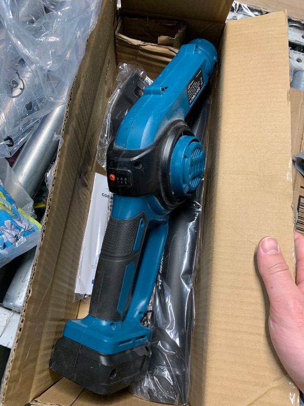 Photo 1 of (PARTS) (MISSING BATTERY) HEINPRO Small Leaf Blower Cordless Mini Compatible with Makita 18V Battery(No Battery) 200MPH Powerful Portable Electric Leaf Blower 3 Speed Compact Handheld Leaf Blowers for Jobsite, Lawn Care