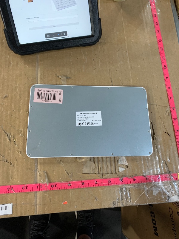 Photo 1 of (sold for parts)(repair) Ultra-Slim Bluetooth Keyboard Portable Mini Wireless Keyboard Rechargeable for Apple iPad iPhone Samsung Tablet