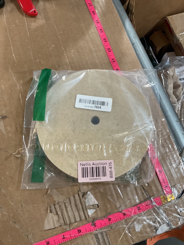 Photo 1 of ??? ?? 8'' Hard Wool Felt Buffing Wheel - 5/8'' Arbor Hole Hard Felt Polishing Kits Buffing Wheel for Bench Grinder for Aluminum, Jewelry, Metal, Wood, etc