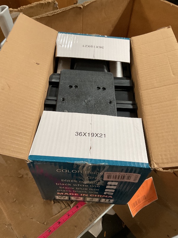 Photo 1 of Htostar Racing Universal Car Armrest Box with Double Layer Storage, Black Leather and USB Charging Ports