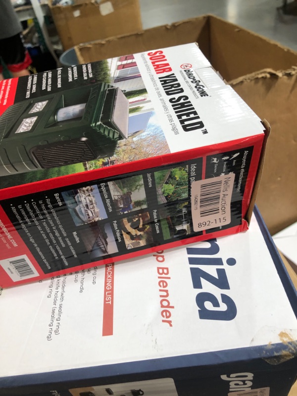 Photo 1 of ***(PARTS ONLY/ NON FUNCTIONAL)***
Bird B Gone Solar Yard Shield Animal & Pest Repeller - Solar Powered Ultrasonic Bird & Animal Repeller - Motion Activated - Outdoor Sonic Bird & Pest Repellent with 3 Modes for Garden Protection