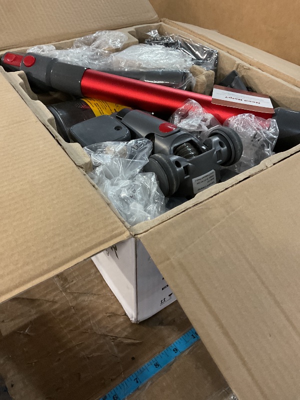 Photo 1 of *MISSING CHARGER* Cordless Vacuum Cleaner,580W 48KPA 65Mins Vacuum Cleaners for Home,Self-Standing Stick Vacuum with Anti-Tangle Brush & OLED Touch Screen,Rechargeable Vacuum Cordless for Pet Hair,Carpet,Hardwood Floor