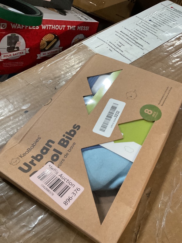 Photo 1 of ***(MISSING PARTS/ NOT A COMPLETE SET)***
8-Pack Organic Baby Bibs for Boys, Girls - Soft Cotton Drooling and Teething Bibs for Baby Girl & Boy, Extra Absorbent, Easy to Clean & Put On for Toddler, Newborn, Infant 0-24 Months (Azure)