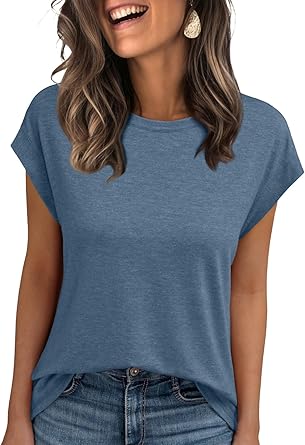 Photo 1 of ***(STOCK PHOTO FOR REFERENCE ONLY/ COLOR IS GREY)***
Arach&Cloz Womens Summer Fashion Tops Seniors 2025 Short Sleeve Sweaters Blouses Dressy Casual Cloth Business Outfits White Green Spring Easter Plus Size Lightweight Travel(Coffee,L)