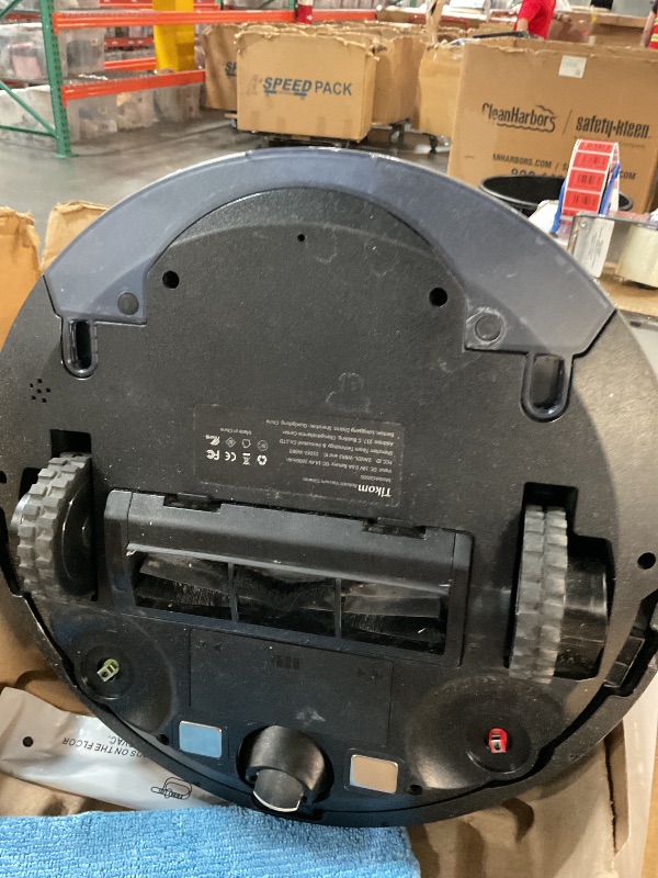Photo 1 of ****PARTS ONLY, NO CHARGING BASE. REMOTE INCLUDED.****
Tikom Robot Vacuum and Mop, G8000 Robot Vacuum Cleaner, 2700Pa Strong Suction, Self-Charging, Good for Hard Floors, Black