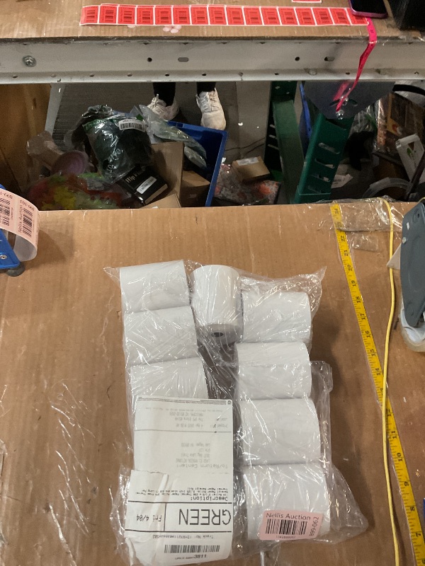 Photo 1 of (10 Rolls) 3 1/8 x 230 Thermal Paper Rolls, BPA Free Thermal Receipt Paper Rolls, 3.125 inch Wide and 230 ft Long Per Thermal Paper Receipt Roll