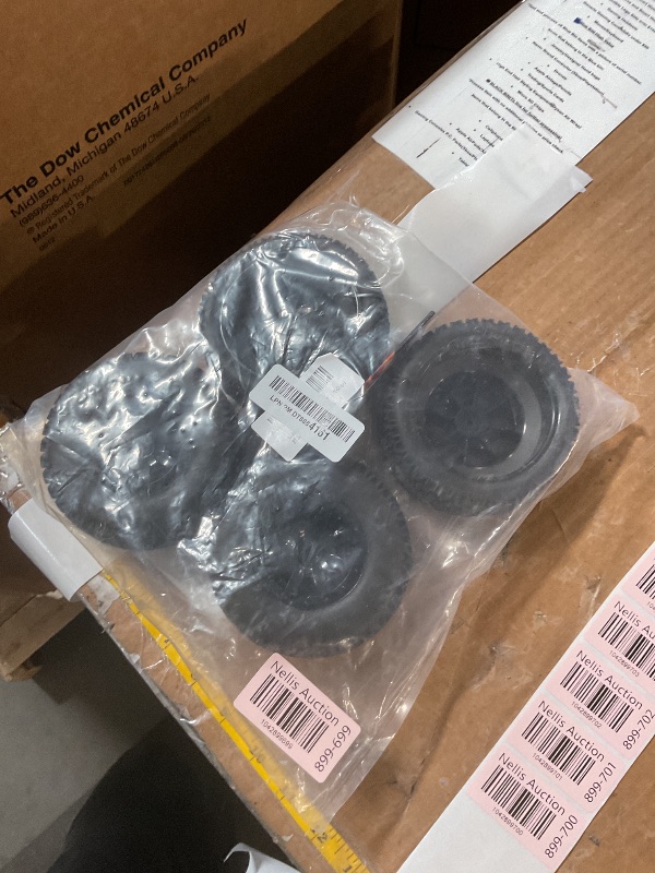 Photo 1 of Acekeeps 1/10 RC Short Course Truck Wheels and Tires Combo (Pre-Glued, Hex 12mm) for 1/10 Traxxas Slash 2WD/4WD Losi Tenacity Redcat Blackout SC Exceed RC Buggy Car, 4-Pack (Y-Shape)