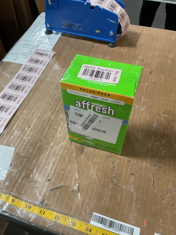 Photo 1 of Affresh Washing Machine Cleaner, Cleans Front Load and Top Load Washers, Including HE, 6 Tablets