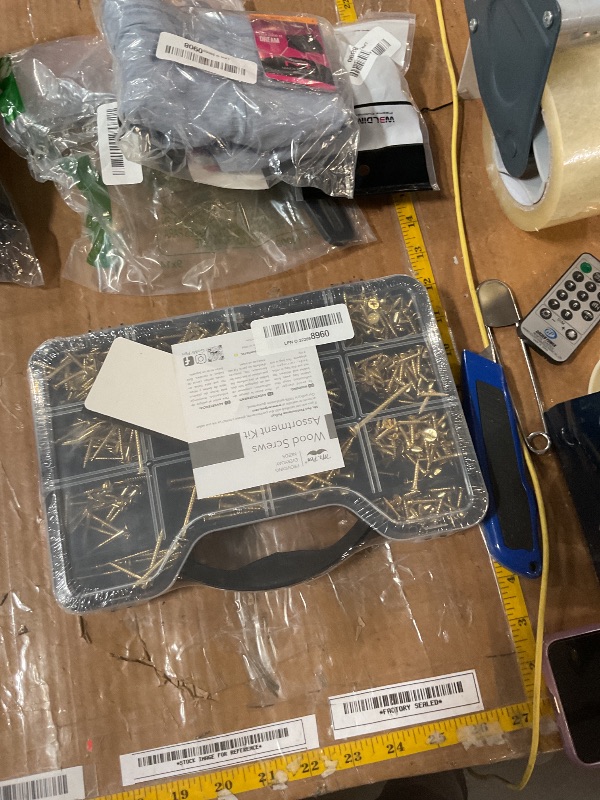 Photo 1 of *FACTORY SEALED*
Mr. Pen- Wood Screws Assortment Kit, 456 pcs, Gold, Phillips Tips, Assorted Wood Screws, 6 Sizes (2”, 1-1/2”, 1-1/4”, 1”, 3/4”, 1/2”)