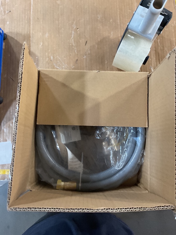 Photo 1 of 12 Feet 1/2-Inch Natural Gas Hose with Quick Connect Fitting for BBQ, Grill, Pizza Oven, Patio Heater and More NG Appliance, Propane to Natural Gas Conversion Kit - CSA Certified