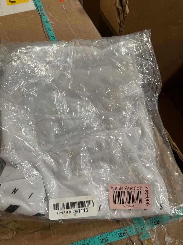 Photo 1 of ***(MISSING 4 SHIRTS/ ONLY WHITE ONE)***
5 Pack Men’s Active Quick Dry Crew Neck T Shirts | Athletic Running Gym Workout Short Sleeve Tee Tops Bulk (Set 2, Large)