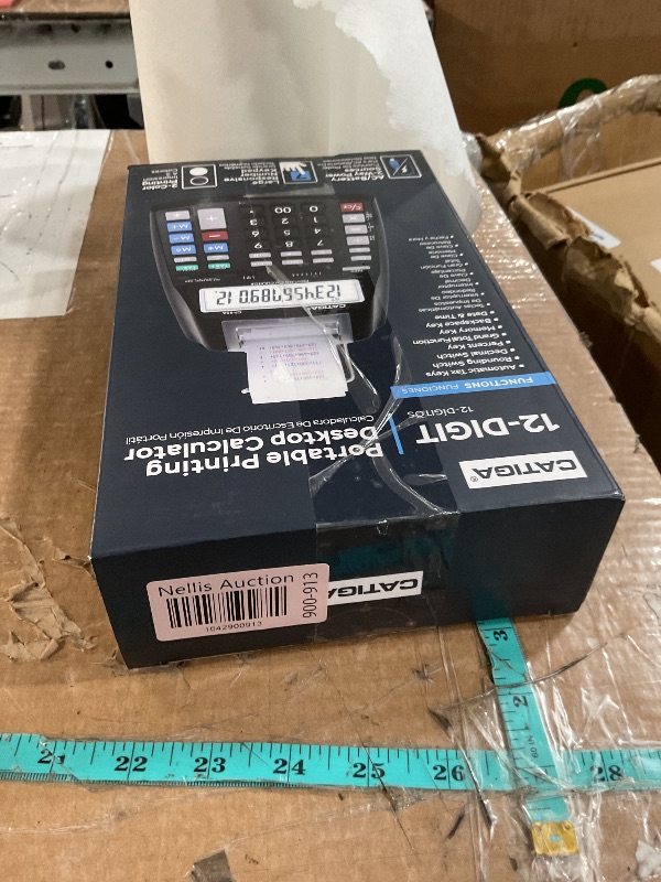 Photo 1 of CATIGA New & Upgraded 2025 Printing Calculator Adding Machine 10 Key, Desktop Home Office Calculator with Paper Roll Print Out, Accounting Business Finance