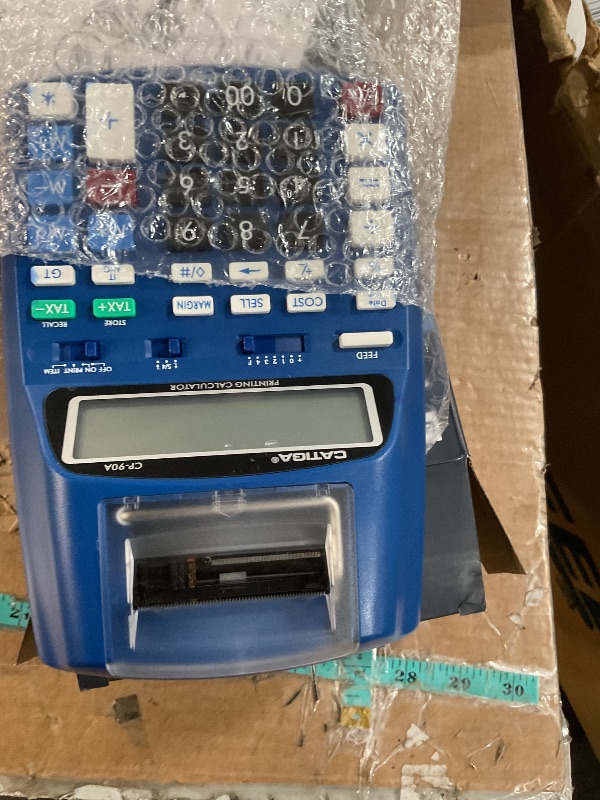 Photo 1 of CATIGA New & Upgraded 2025 Printing Calculator Adding Machine 10 Key, Desktop Home Office Calculator with Paper Roll Print Out, Accounting Business Finance