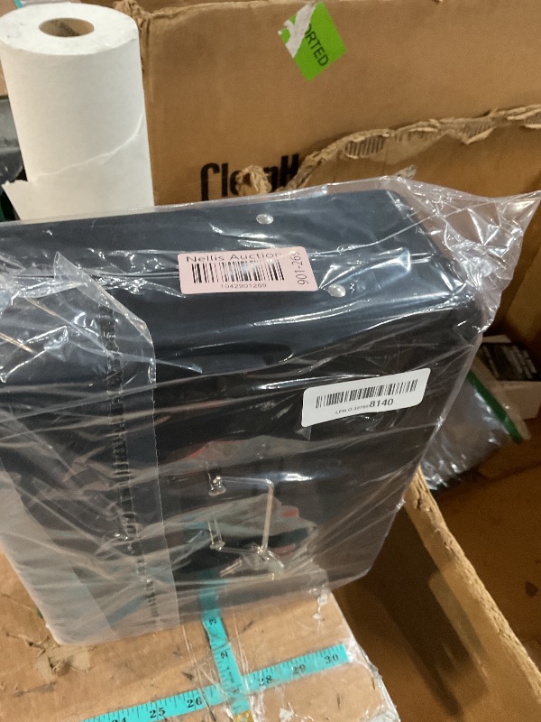 Photo 1 of KYODOLED Locking Cash Box with Lock,Money Box with Cash Tray,Lock Safe Box with Key,Money Saving Organizer,11.81Lx 9.45Wx 3.54H Inches,Black XL Large