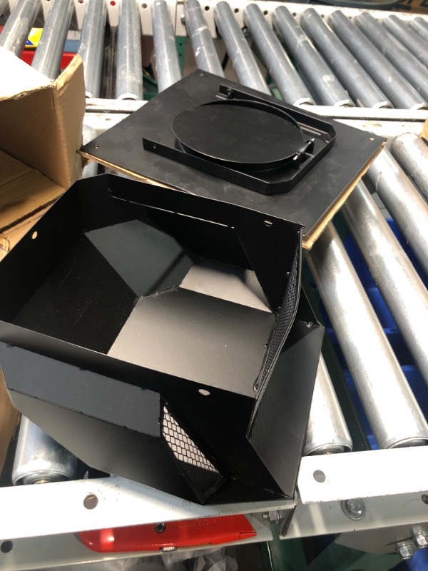 Photo 1 of [Upgrade Airflow] Hon&Guan Removable Roof Vent Cover, 6 Inch Roof Vents for Houses, 6'' Exhaust Vent Wall Vent for Ventilation System-with Damper and Two New Small Vents,Galvanized Steel