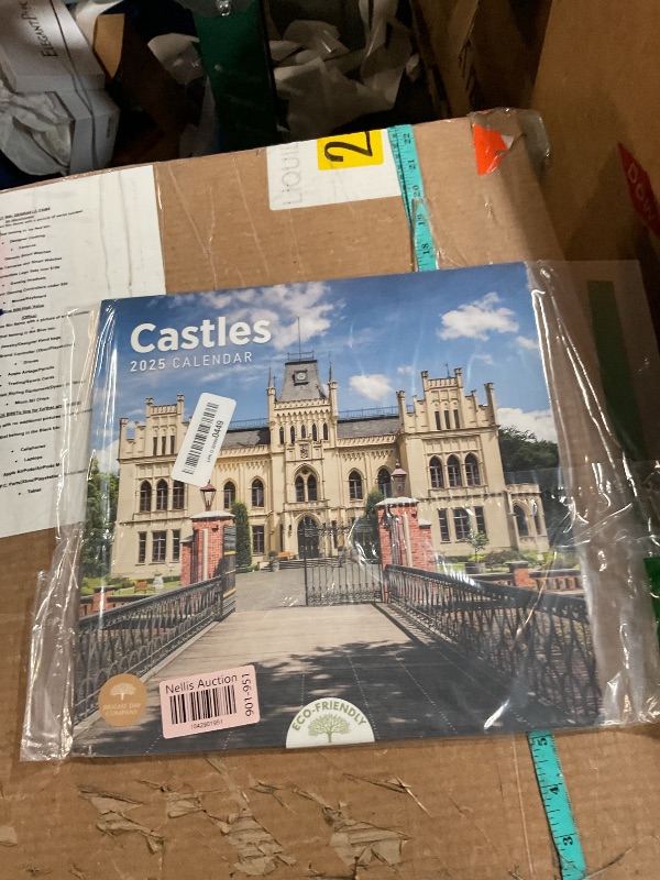 Photo 1 of 2025 Castles Monthly Wall Calendar by Bright Day, 12 x 12 Inch Medieval Architecture
