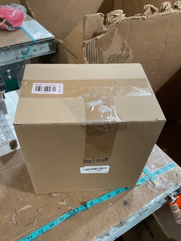 Photo 1 of 2 Pcs Universal Angled Speaker Enclosures Boxes Pods Surface Mount with Rubber Strip for Install 6.5 Inch Speakers or Smaller Custom Mount Door Kick Panel Rear Deck (Black, Hole Cut)