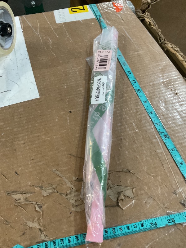 Photo 1 of AIZESI Spring Tension Rods Adjustable Tension Curtain Rod Small Tension Rod No Drilling Expandable Spring Loaded Curtain Tension Rod?Pink,26" to 39"-1Pcs)
