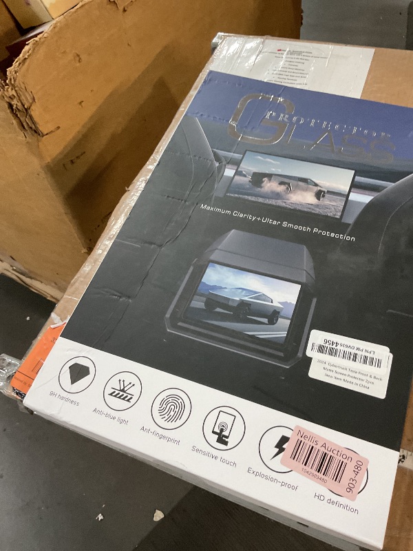 Photo 1 of 2PCS Matte 2024 Tesla Cybertruck Screen Protector Compatible with Cybertruck Tesla 2025 Front & Back Screen Protector 18.5’’&9.4’’ Rear Seat Display Nav. Matte&Rear Screen Anti Glare/Anti Fingerprint (2)