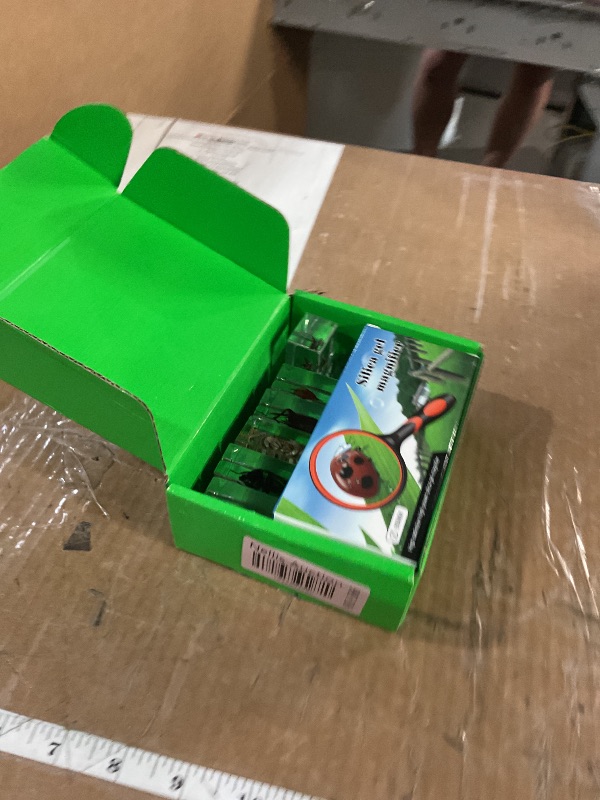 Photo 1 of 12 Pcs Insect Resin Specimen, Real Bugs Kit for Kids Science Toy Biology Education Insect Collection Resin Specimen Gift Home Decoration
